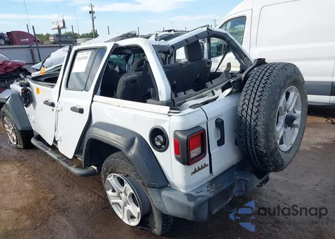 2021 Jeep Wrangler Unlimited Sport S 4X4 из США, поврежденный, VIN 1C4HJXDG9MW508616